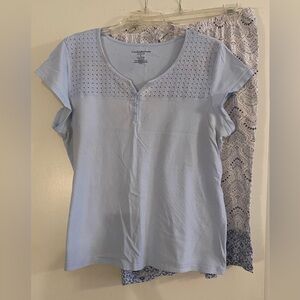 Croft & Barrow capri pant/top pajama set